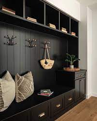 Mudroom mudrooms are a drop off zone especially for a family creating a mudroom in your design is one of the best organizational tips of all time mudroom mudroom drop zone mudroom mudroom. Looking Back At Rafterhouse6310 And Loving This Mudroom We Did Black On Black With Hints Of Brass One Of Mudroom Design Mud Room Storage Mudroom Laundry Room
