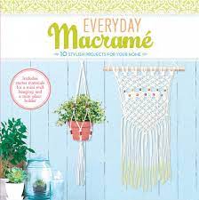 Every time we see one in a store we want to buy it, but we end up using the same plastic. Buy Everyday Macrame Kit 10 Stylish Projects For Your Home Book Online At Low Prices In India Everyday Macrame Kit 10 Stylish Projects For Your Home Reviews Ratings Amazon In