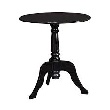 Nearly all our table legs can be purchased with aprons as a table base or complete table with. Round Acrylic End Table With 3 Legged Base Support Black 20 5 H X 19 63 W X 19 63 L Inches Overstock 33905404