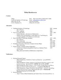 resume example with no work experience
