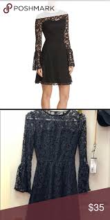 Sale Aqua Black Lace Bell Sleeves Dress Aqua Black Lace Dress Bundle And Make An Offer Super Cute Lace Bell Sleeve Dress Lace Dress Black Black Lace Dress