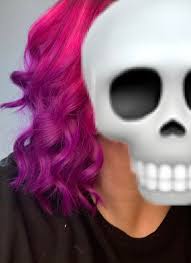 Manic Panic Hot Hot Pink Blended With Wella Color Charm Paint In Purple Hairdye