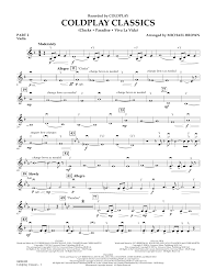 See more ideas about sheet music printable sheet music and music. Michael Brown Coldplay Classics Pt 2 Violin Sheet Music Pdf Notes Chords Pop Score Concert Band Download Printable Sku 341667