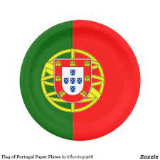 Flag Of Portugal Paper Plates Zazzle Com Paper Plates Portugal Portugal National Football Team
