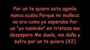 We did not find results for: Letra Por Un Te Quiero De Mc Aese