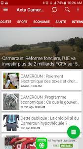 Il est possible d'installer et d'ouvrir des fichiers cameroun actualités apk sur un ordinateur windows, bien que vous deviez utiliser des programmes tiers. Telecharger Gratuitement Actu Cameroun Latest News Apk Pour Android