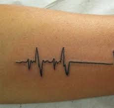Ekg tattoo drawing may be a little difficult to get and is the most complicated picture design. Heartbeat Tattoo 300 Pictures Heartbeat Tattoo Ekg Tattoo Tattoo Signs