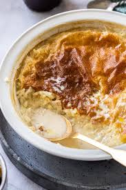 Pour the milk and rice mixture into the ovenproof dish. Easy Baked Rice Pudding Video 5 Ingredients Sugar Salt Magic