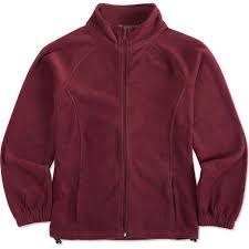 harriton womens full zip fleece jacket