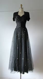 Robe De Soiree Vintage Des Annees 40 40 S Habiller Par Dronning 1940s Evening Dresses Evening Dresses 2017 Fashion