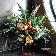 Soften Your Dining Table Or Dining Room Buffet With One Of Our Floral Arrangements In All The Right Tuscan Decor Colors Oeuil Composition Florale