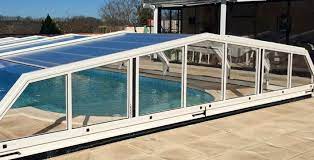 abri de piscine delta mi haut blanc abri piscine piscine abri