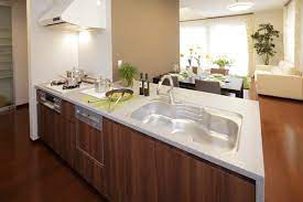 コンロ前に壁があるタイプのペニンシュラ型キッチン 新築 キッチン キッチンデザイン キッチンアイデア