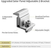 Amazon.com: Anbte Solar Panel Mounting Brackets 30-50mm ...