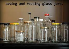 I Thought Of It Second Glass Jars Saving And Reusing Reusing Glass Jars Upcycle Glass Crafts With Glass Jars