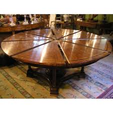 Grande table ronde de jardin en teak massif real table. Grande Table Ronde En Acajou Modele Diamant Moinat Sa Antiquites Decoration