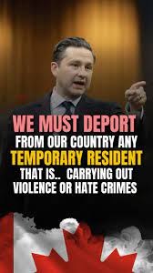 🇨🇦 Speaking at the Holocaust commemoration ceremony in Ottawa on Monday  Pierre Poilievre said: “We must not just condemn these things. We must take  action against them. We must deport from our