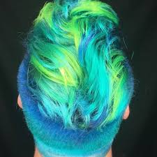Merman Hair 21 Guys With Colored Hair And Dyed Beards 2020 Guide Green Hair Men Men Hair Color Beard Dye
