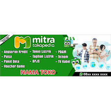 Singkat cerita hari ini tanggal 26 januari 2019. Jual Spanduk Banner Mitra Tokopedia Baru 200cm X 75cm Kota Kediri Exnow Design Tokopedia