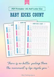 Your browser doesn't support html5 audio. Fetal Movement Tracker A5 Half Letter Printable Baby Etsy Fetal Movement Baby Kick Baby Movement