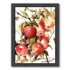 delicious red apple kitchen decor