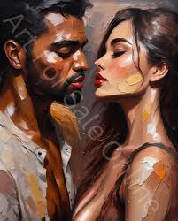 Engagement Painting Couple