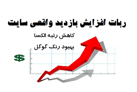 افزایش بازدید و بهبود رنکافزایش ورودی گوگل، بهبود رتبه الکسا و بازدید واقعی سایت متناسب با برنامه زمانی و توان مالی شما. Ø±Ø¨Ø§Øª Ø§ÙØ²Ø§ÛŒØ´ Ø¨Ø§Ø²Ø¯ÛŒØ¯ ÙˆØ§Ù‚Ø¹ÛŒ Ø³Ø§ÛŒØª Apprayan