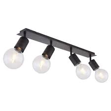 Deckenstrahler preise vergleichen und günstig kaufen bei idealo.de 640 produkte große auswahl an marken bewertungen & testberichte. Deckenlampe Mit Vier Beweglichen Spots Hermine