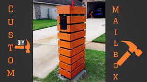Mid century modern mailbox plans. Diy Custom Mailbox Build Youtube