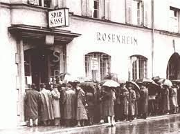 Juni 1948 tritt in den zonen der dre westalliierten, der sogenannten trizone, eine längst überfällige währungsreform in kraft. Die Wahrungsreform
