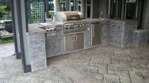 Exclusive kitchens, resistant to all seasons, with artisanal quality and italian design. Outdoor Kitchen Concrete Countertop Stamped Concrete Walls