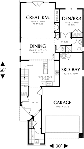 Meet the narrow house plans collection! Plan 69089am New England Style Narrow Lot Plan Narrow Lot House Plans House Plans Narrow House Plans