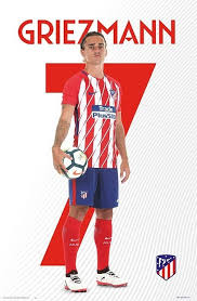 Atletico madrid and france forward antoine griezmann has apologised after initially telling his social media followers to calm down in response to outrage he. Atletico De Madrid 2017 2018 Griezmann Poster All Posters In One Place 3 1 Free