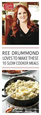 10 Slow Cooker Meals Inspired By Ree Drummond Slow Cooked Meals Food Network Recipes Ree Drummond Recipes