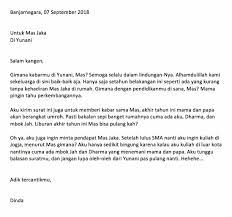 Sekian dulu ndi surat dari aku. 2 Contoh Surat Pribadi Singkat Untuk Kakak Guru Sahabat Saudara