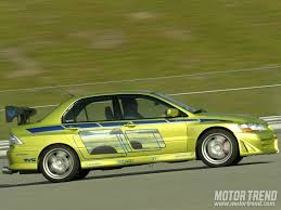 Lancer Evo From 2 Fast 2 Furious Mitsubishi Lancer Evolution Mitsubishi Cars Fast And Furious