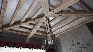 I mixed the wood dye i was using to stain the mantle with the wood filler and applied it along the seems. How To Distress And Finish Wood Beams In 3 Steps Hometalk
