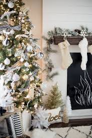 You can only see beautiful white lights. A Black And White Christmas Tree For The Ages Michaels Dream Tree Just Destiny Home