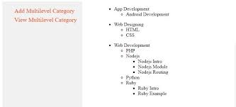 How To Create Multilevel Category In Php Mysql In 2020 Multilevel App Development Web Design