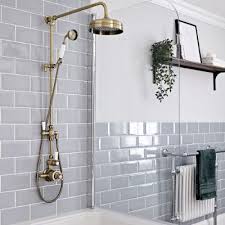 Airuida matte black exposed pipe shower system single handle 8 inch rainfall shower fixture solid copper diverter adjustable shower head bar modern dual functions shower faucet combo unit set. Showers Shower Enclosures Luxury Shower Systems