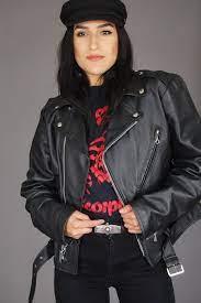 The Leather Shop Motorcycle Jacket Black Leather Motorcycle Jacket Studded Leather Jacket Leather Jacket Outfits