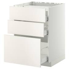 Metod Maximera Unterschr F Kochf 3 Fronten 3sch Weiss Veddinge Weiss Ikea Osterreich Ikea Kuche Einbauen Und Metod Unterschrank