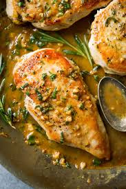The recipe calls for tossing the chopped vegetables in a bowl before putting on the pan, but you could just toss them on the pan and then nestle the chicken on top. Skillet Chicken Recipe With Garlic Herb Butter Sauce Cooking Classy