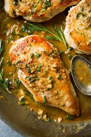 Fry over moderate heat until the chicken is golden, crisp and cooked through, 20 to 25 minutes; Skillet Chicken Recipe With Garlic Herb Butter Sauce Cooking Classy