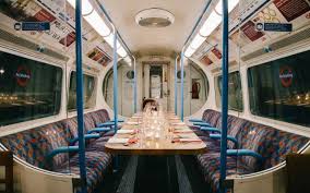 Dine On Our Old Victoria Line Tube Train Dinner In London United Kingdom Tube Train London London Museums