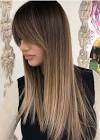 Chubby Face Long Hair With Bangs