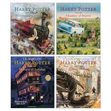 Reading the harry potter series, we paint pictures in our head of each character and each location. Harry Potter Illustrated Editions Pack X 4 Scholastic Shop