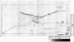 Chart Of Swan River By Captain J Stirling B W Photographic