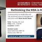 Rethinking the MBA in Real Time event image