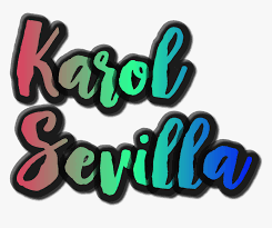 Choose from 10+ sevilla graphic resources and download in the form of png, eps, ai or psd. Karolsevilla Karol Sevilla Texto Png Texto Png De Karo Graphic Design Transparent Png Kindpng